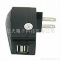 Two Ports USB Tavel Charger