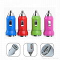 Mini USB car charger, bullet car charger usb 1a hand car charger