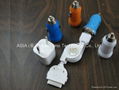 Mini USB car charger, bullet car charger usb 1a hand car charger