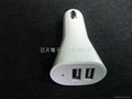 3.1A Car charger,ipad car charger，Dual usb car charger