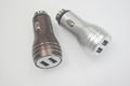 Broken window hammer usb car charger metal shell、2.4A car charger、CE/FCC