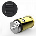 Small Metal Car Charger、4.8a Car Charger、Dual usb Car Charger 