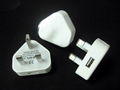 British usb adapter, 1a British plug adapter, ce  British charger