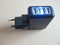 4 usb interface travel charger universal plug can be converted to use    4