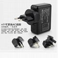 4 usb interface travel charger universal plug can be converted to use   