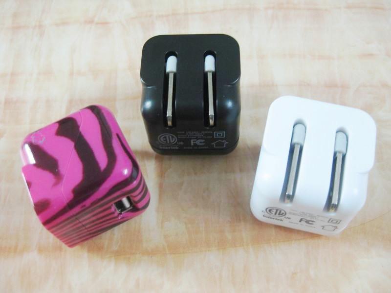 折叠插脚USB充电器UL认证5v1a手机充电器 美国UL手机适配器 4