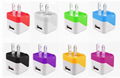 Folding pin USB charger 5v1a cell phone charger UL phone adapter ul charger