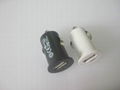 Mini USB car charger European rohs car charger, 1a car charger, smart car charger, car charger