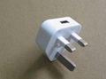 UK British plug charger USB British regulations charger Singapore charger, Malaysia charger