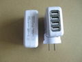4 usb travel charger universal universal plug Europe / Britain / the United States / Australia 4 plu