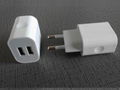 European plug double USB travel charger manufacturers, 5v2.1a CEtwo usb travel charger