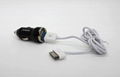 European CE  USB Car Charger 5v2a+1a Car USB Car Charger