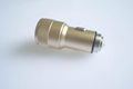 Metal shell usb car charger 5v2.4a dual usb car charger aluminum alloy shell