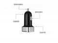 Factory OEM OEM Car USB car charger Mini car car dual USB car charger 11