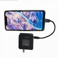USB charger with charging treasure 2-in-1 multi-function charger power bank