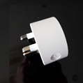 Mobile app smart socket wifi link voice control British standard plug