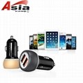 Double QC3.0 car charger two USB are qc3.0 fast charge 5v6a 8