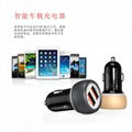 Double QC3.0 car charger two USB are qc3.0 fast charge 5v6a