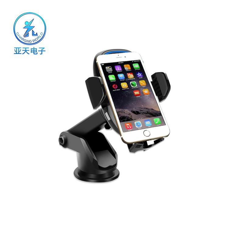Car wireless charging stand 10W wireless fast charging infrared sensor 3