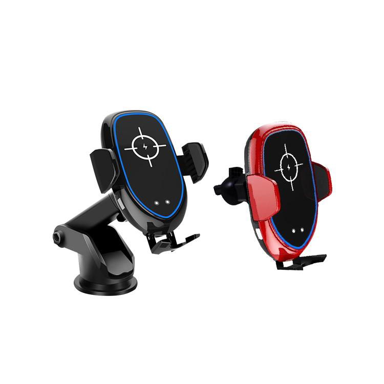 Car wireless charging stand 10W wireless fast charging infrared sensor 5