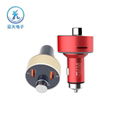 Digital display Bluetooth car charger Dual USB car charger with Bluetooth 3