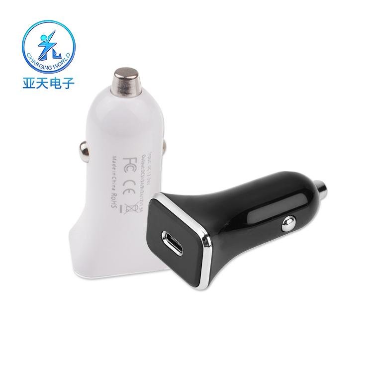 Type-c car charger pd car charger 18w for Apple mobile phone fast charge 2