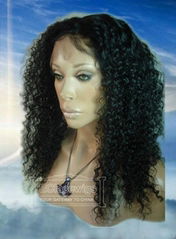 High Quality Kinky Curly Human Hair Lace