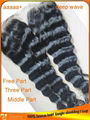 Indian Brazilian Virgin Human Hair Lace Top Closures Wholesale