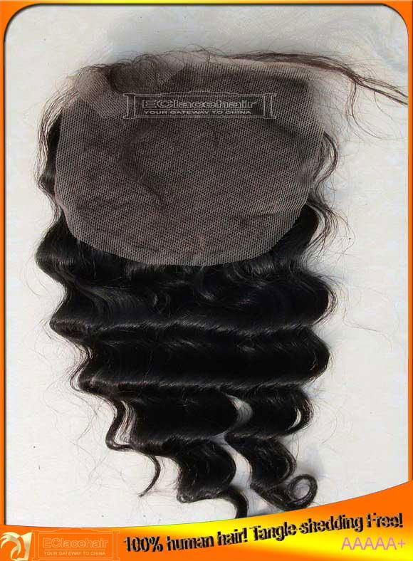 Indian Brazilian Virgin Human Hair Lace Top Closures Wholesale 4