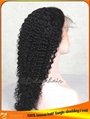 Virgin  Kinky Curl  Human Hair Lace Wigs Maker Factory Price 2