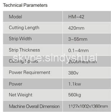 HM-42 Paperboard Cutting Machine 2