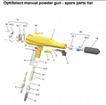 Powder Tube for Optiselect Manual Powder Gun-1001339 2