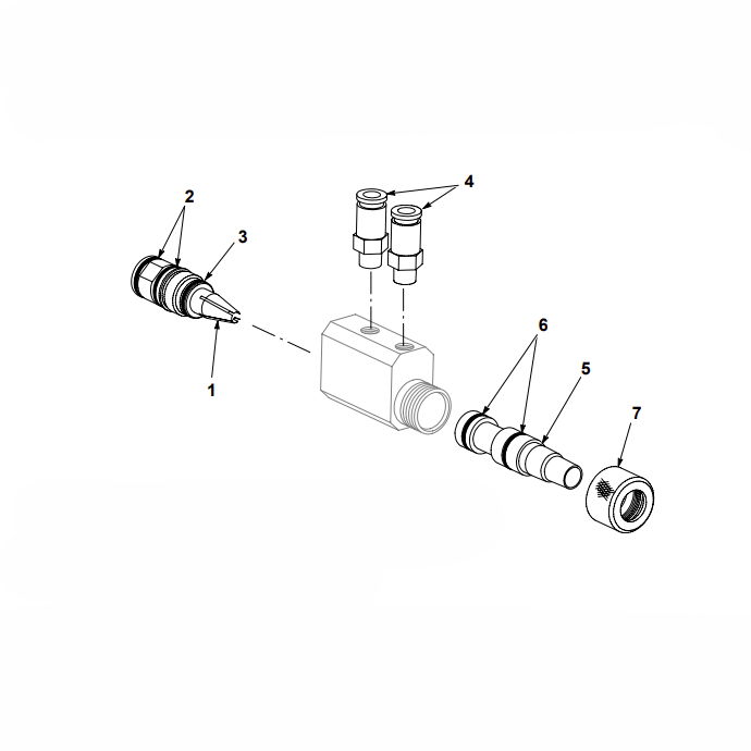 Venturi Throat Kit for Generation I and II In-Line Powder Feed Pump-1003912 3