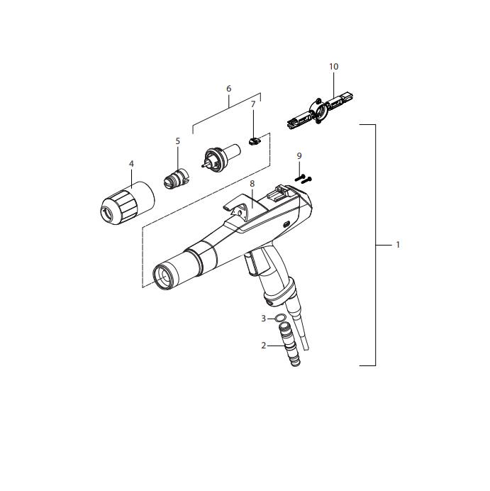 Hose Nipple D10-12-2322761 for Wanger 3