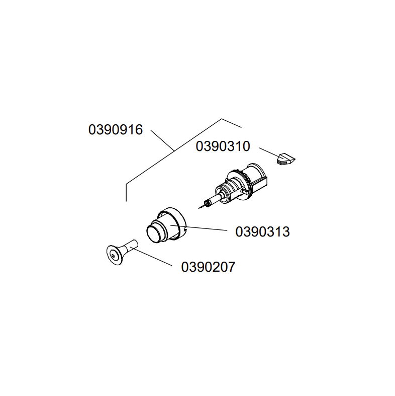 Wanger Electrode Holder C4 R with Nozzles-390917 3