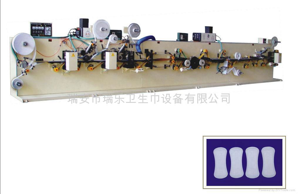 High speed sanitary nursing pad machine 