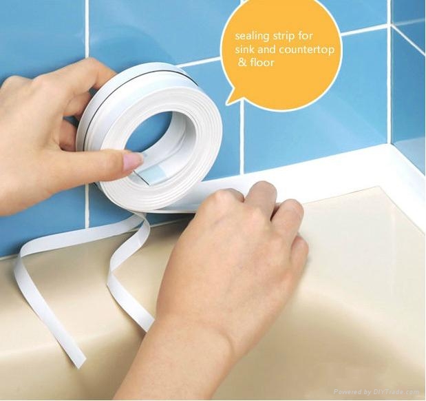 Seal Sealant Strip Tape For Bathroom Bath Kitchen Self Adhesive anti-mildew 3