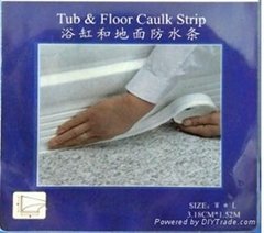 Flexible caulk strip for Tub & Floor-new improve adhesion caulk strip 