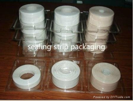 Tub and Wall joints adhesion strip caulking strip blaster packaging 