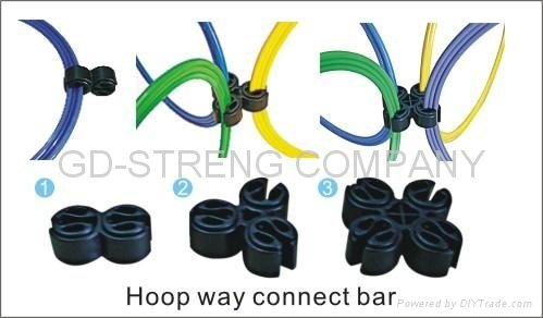 Hula Hoop Connect Bar -Two ways, Three ways, Four ways