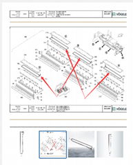 山東福格勒攤鋪機維特根履帶板悍