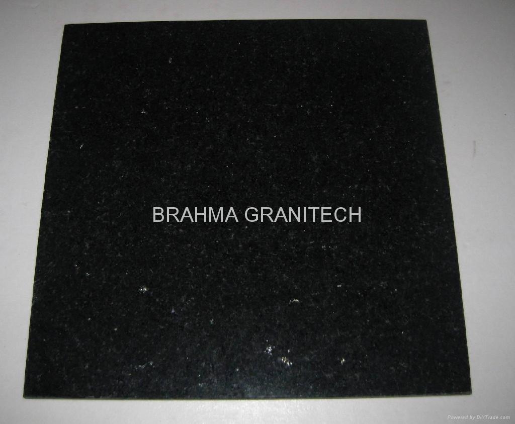 black granite panels