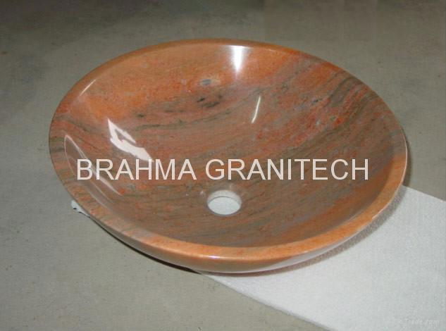 black granite basins