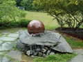 rotating stone sphere,water fountain ball