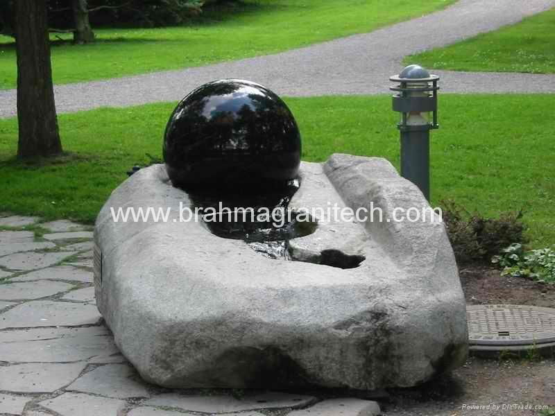 ball water feature giant floating spheres,stone globes