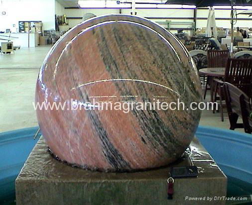 Granite Garden Fountains, Sphere Ball Fountains