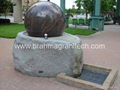 float ball, large granite fountain, stone ball fountain