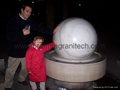 limestone ball fountain.sphere fountain,ball fountain