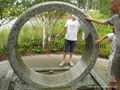 water wheel fountains,wheel water feature