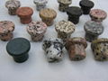 Natural stone knobs